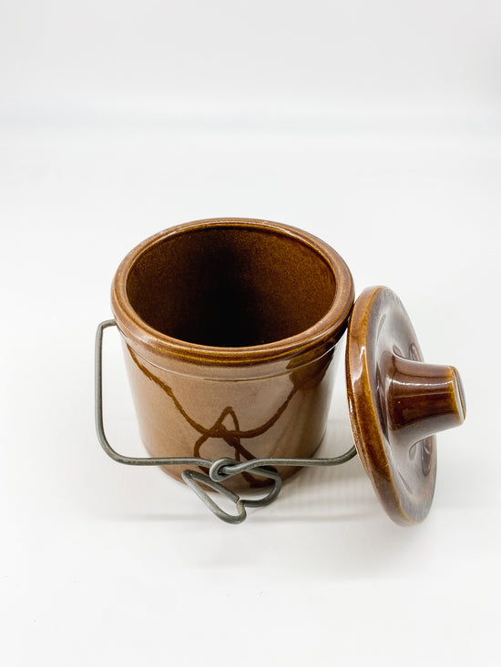 Rustic Crock - Brown Ceramic