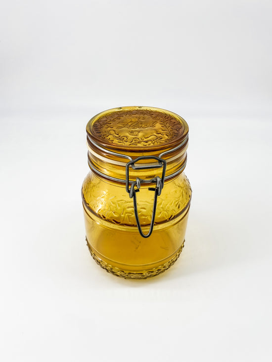 Italian Canning Jar - Amber Glass